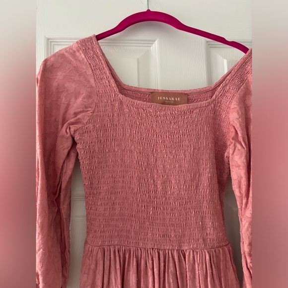 JessaKae dusty pink/mauve midi dress - Picture 2 of 3